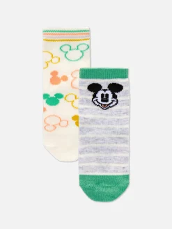 Socken Und Strumpfhosen|Primark „Disney Micky Maus“ Socken, 2er-Pack Grün
