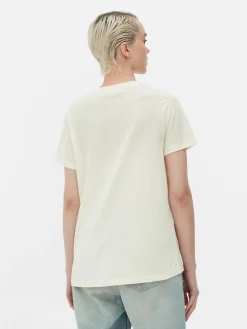 Tops Und T-Shirts|Primark „Disney Micky Maus“ T-Shirt Beige