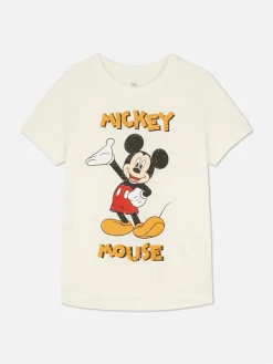 Tops Und T-Shirts|Primark „Disney Micky Maus“ T-Shirt Beige