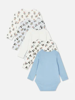 Bodys Und Westen|Primark „Disney Micky Maus Und Freunde“ Bodys, 5er-Pack Blau