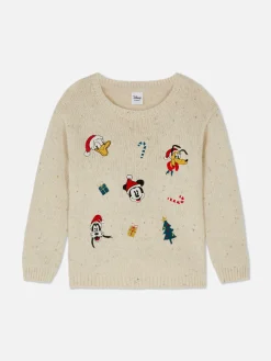 Pullover Und Cardigans|Primark „Disney Micky Maus Und Freunde“ Weihnachtspullover Steinfarben