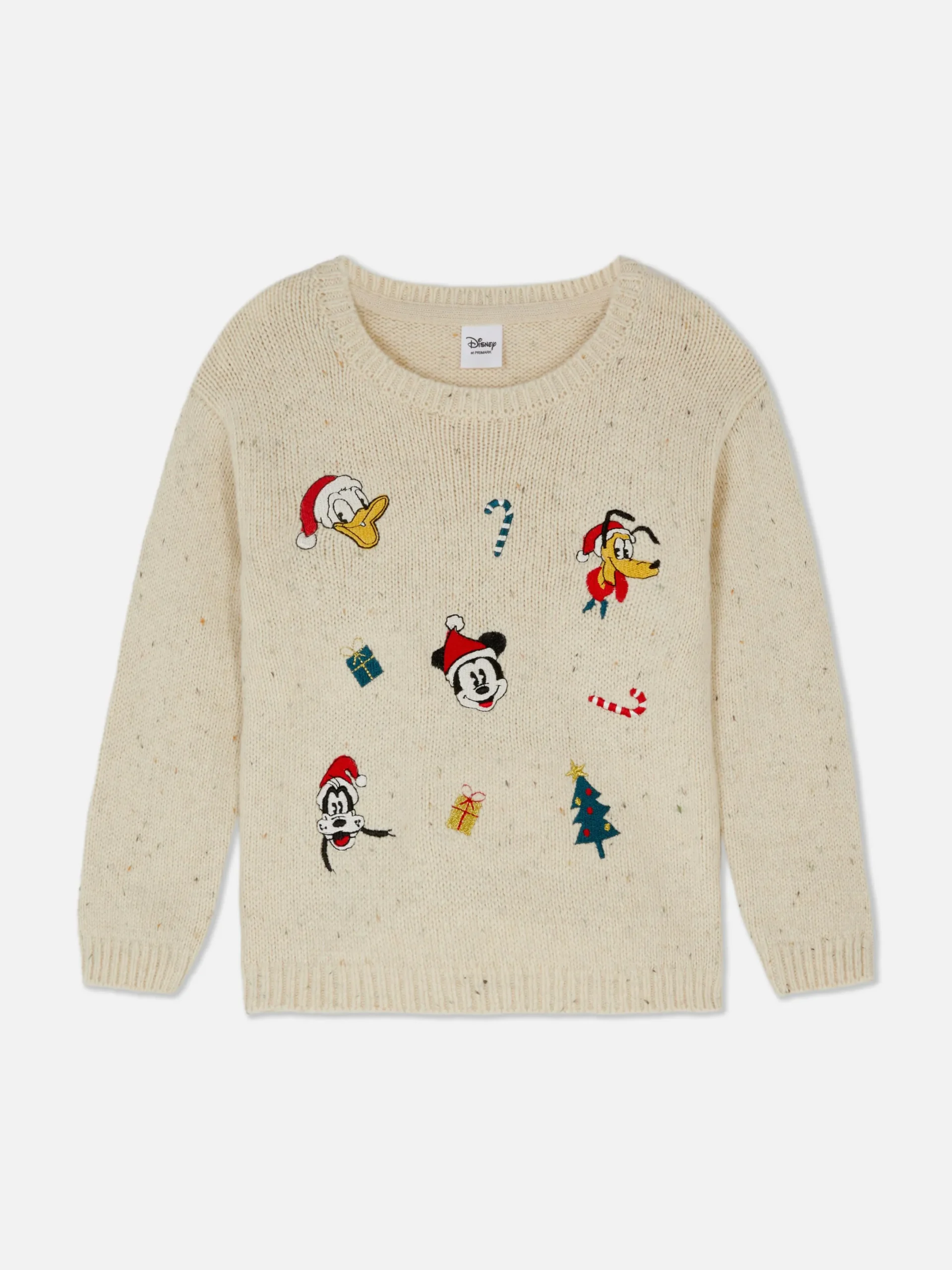 Pullover Und Cardigans|Primark „Disney Micky Maus Und Freunde“ Weihnachtspullover Steinfarben
