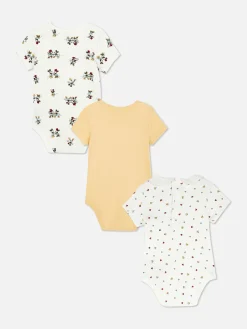 Bodys Und Westen|Primark „Disney Micky Maus Und Minnie Maus“ Bodys, 3er-Pack Elfenbeinfarben