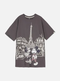 Schlafshirts Und Nachthemden|Primark „Disney Micky Maus Und Minnie Maus“ Schlaf-T-Shirt Anthrazitfarben