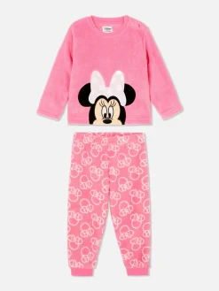 Schlafanzüge Und Nachtwäsche|Primark „Disney Minnie Maus“ Fleece-Schlafanzug Rosa