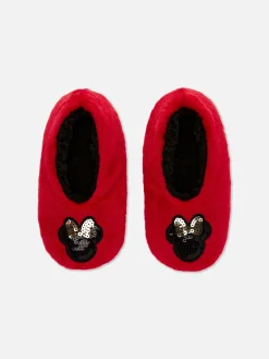 Socken Und Strumpfhosen|Primark „Disney Minnie Maus“ Haussocken Rot