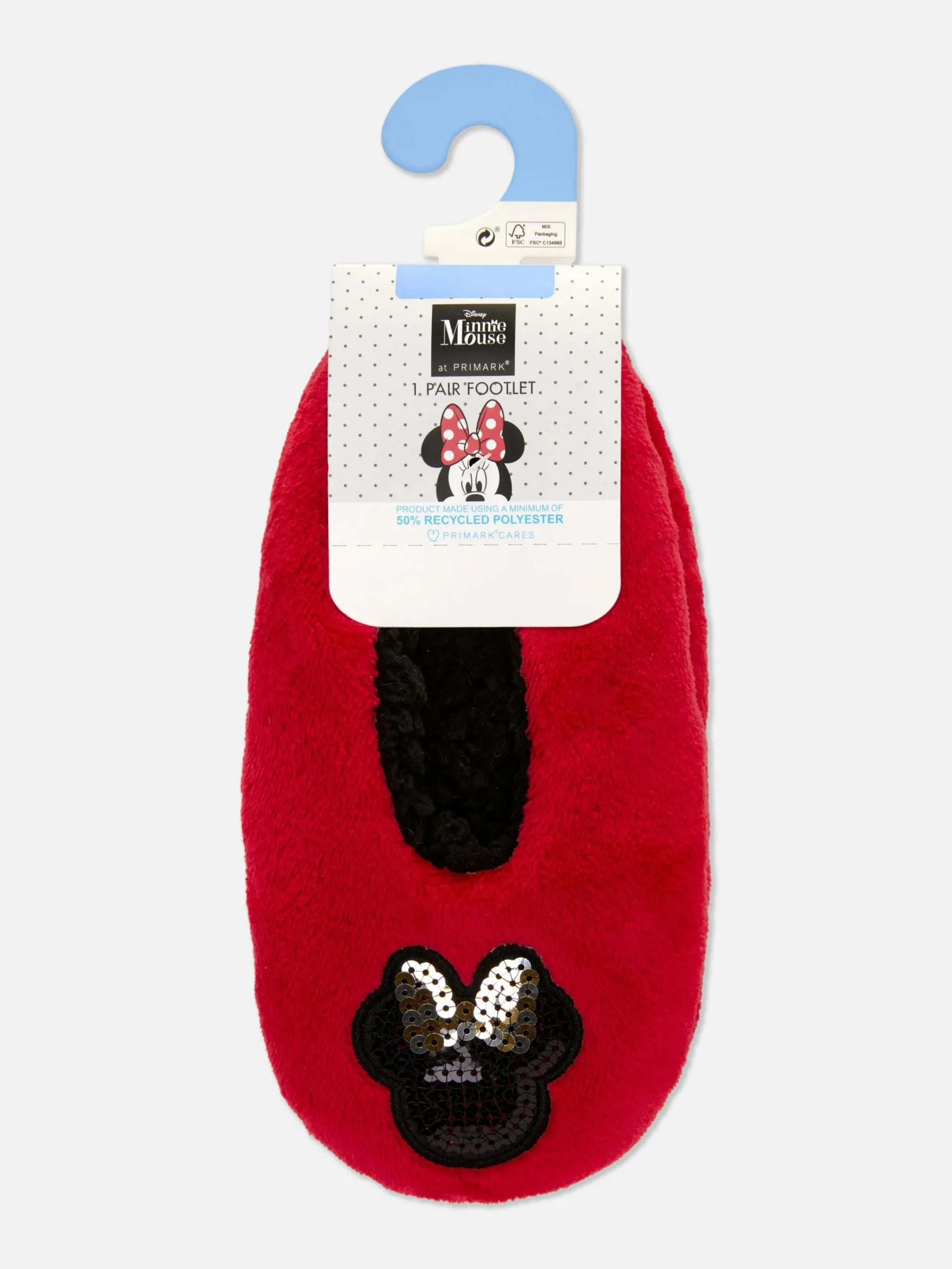 Socken Und Strumpfhosen|Primark „Disney Minnie Maus“ Haussocken Rot