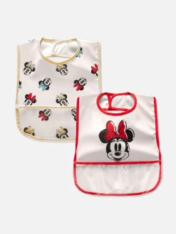 Füttern Und Abstillen|Primark „Disney Minnie Maus“ Lätzchen, 2er-Pack Elfenbeinfarben