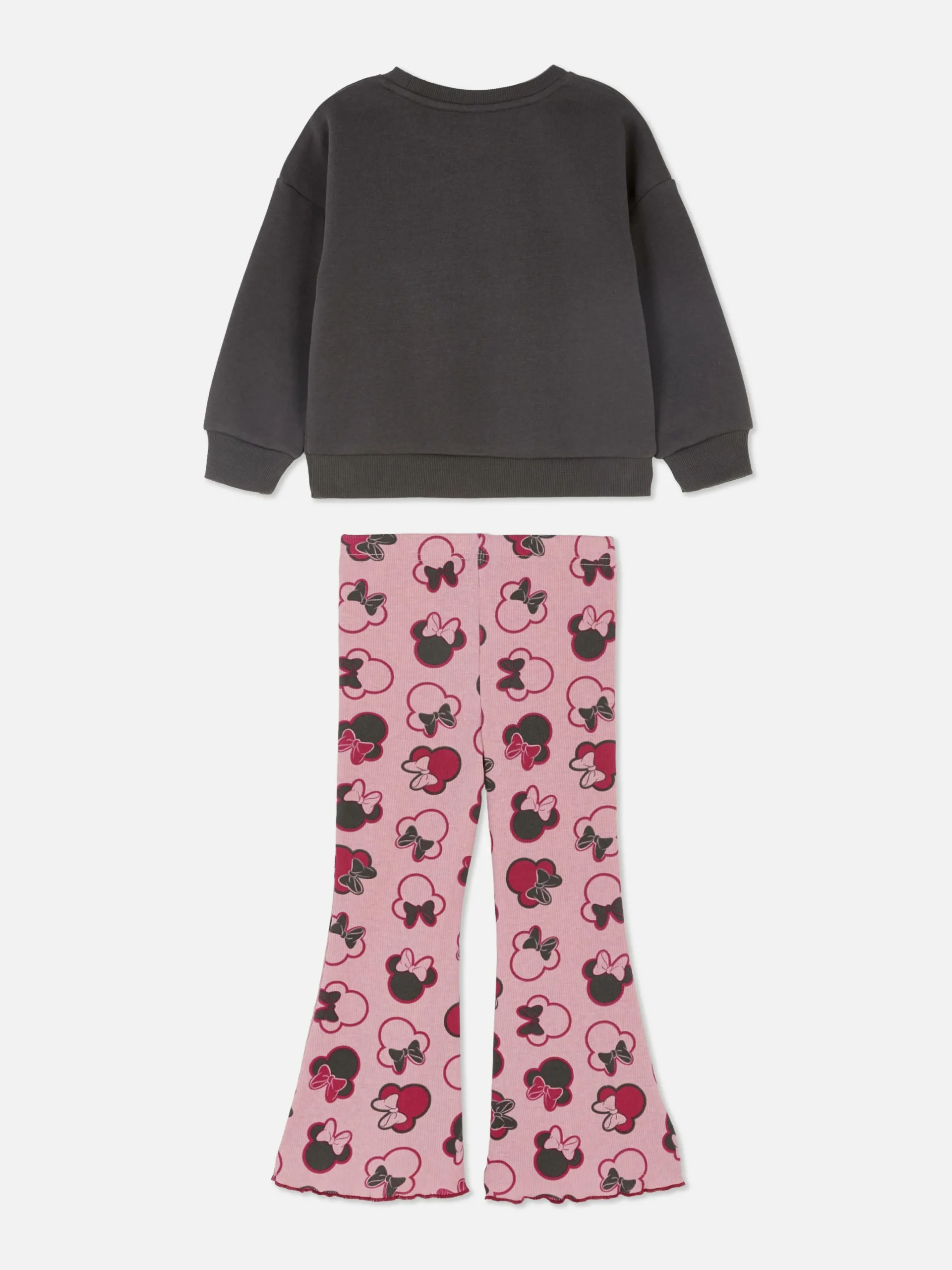 Sets Und Outfits|Primark „Disney Minnie Maus“ Rundhalsshirt Und Leggings Im Set Anthrazitfarben