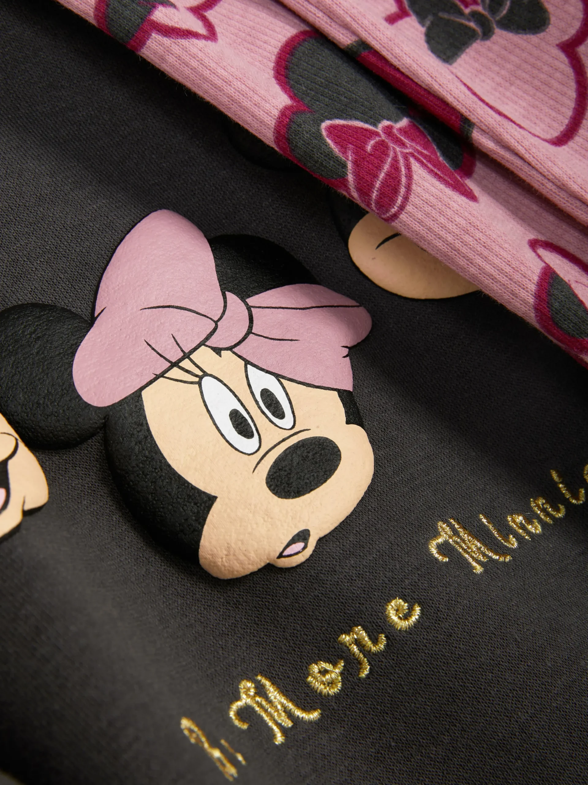 Sets Und Outfits|Primark „Disney Minnie Maus“ Rundhalsshirt Und Leggings Im Set Anthrazitfarben
