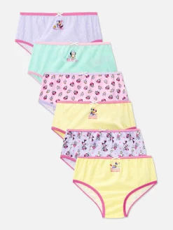 Unterwäsche|Primark „Disney Minnie Maus“ Slips, 6er-Pack Multi
