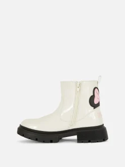 Stiefel Und Gummistiefel|Primark „Disney Minnie Maus“ Stiefel Mit Laufsohle Beige
