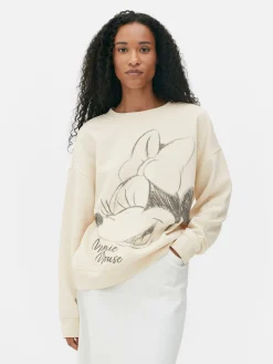Hoodies Und Sweatshirts|Primark „Disney Minnie Maus“ Sweatshirt Cremefarben