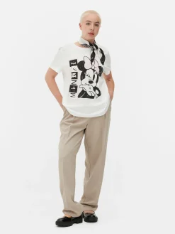 Tops Und T-Shirts|Primark „Disney Minnie Maus“ T-Shirt Mit Grafik Weiß