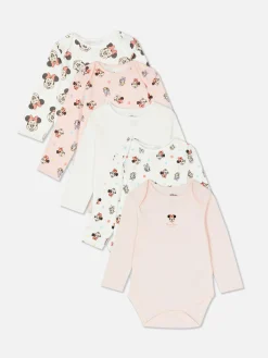 Bodys Und Westen|Primark „Disney Minnie Maus Und Daisy Duck“ Bodys, 5er-Pack Rosa