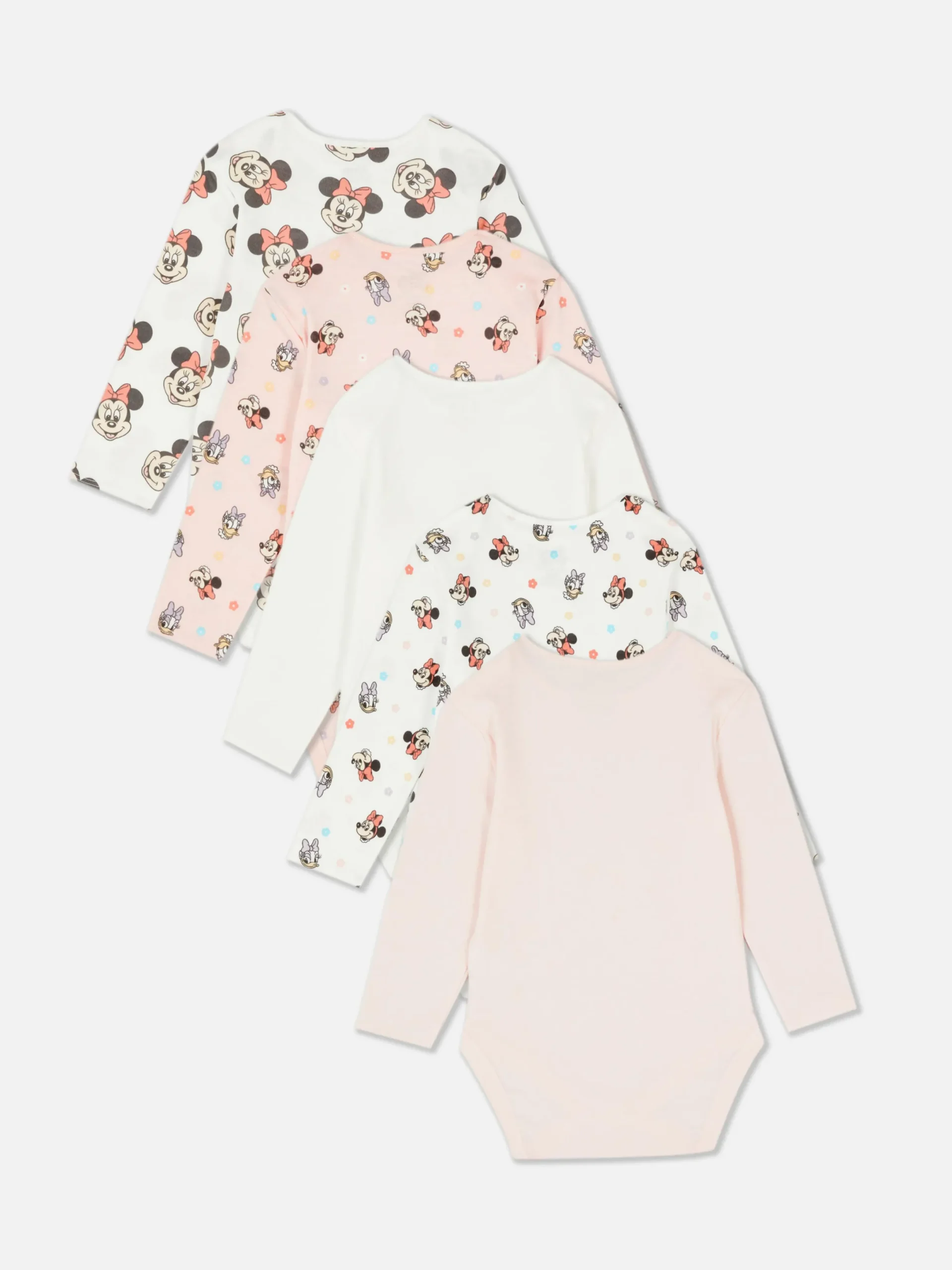 Bodys Und Westen|Primark „Disney Minnie Maus Und Daisy Duck“ Bodys, 5er-Pack Rosa