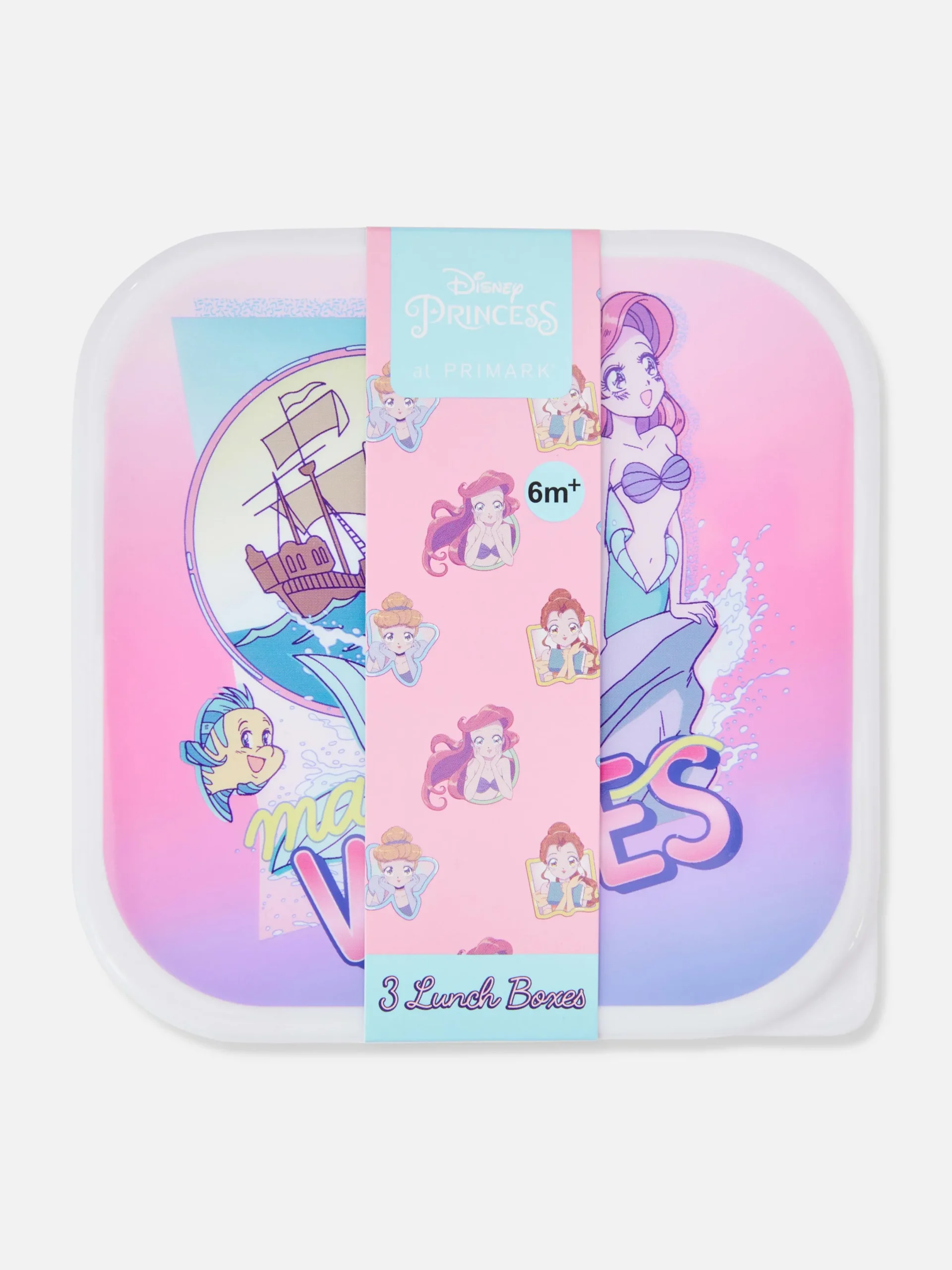 Koch- Und Backutensilien|Primark „Disney Prinzessinnen“ Lunchboxen, 3er-Pack Multi