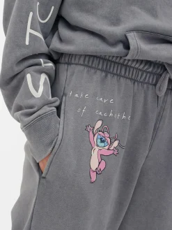 Jogginghosen|Primark „Disney Stitch & Angel“ Jogginghose Anthrazitfarben