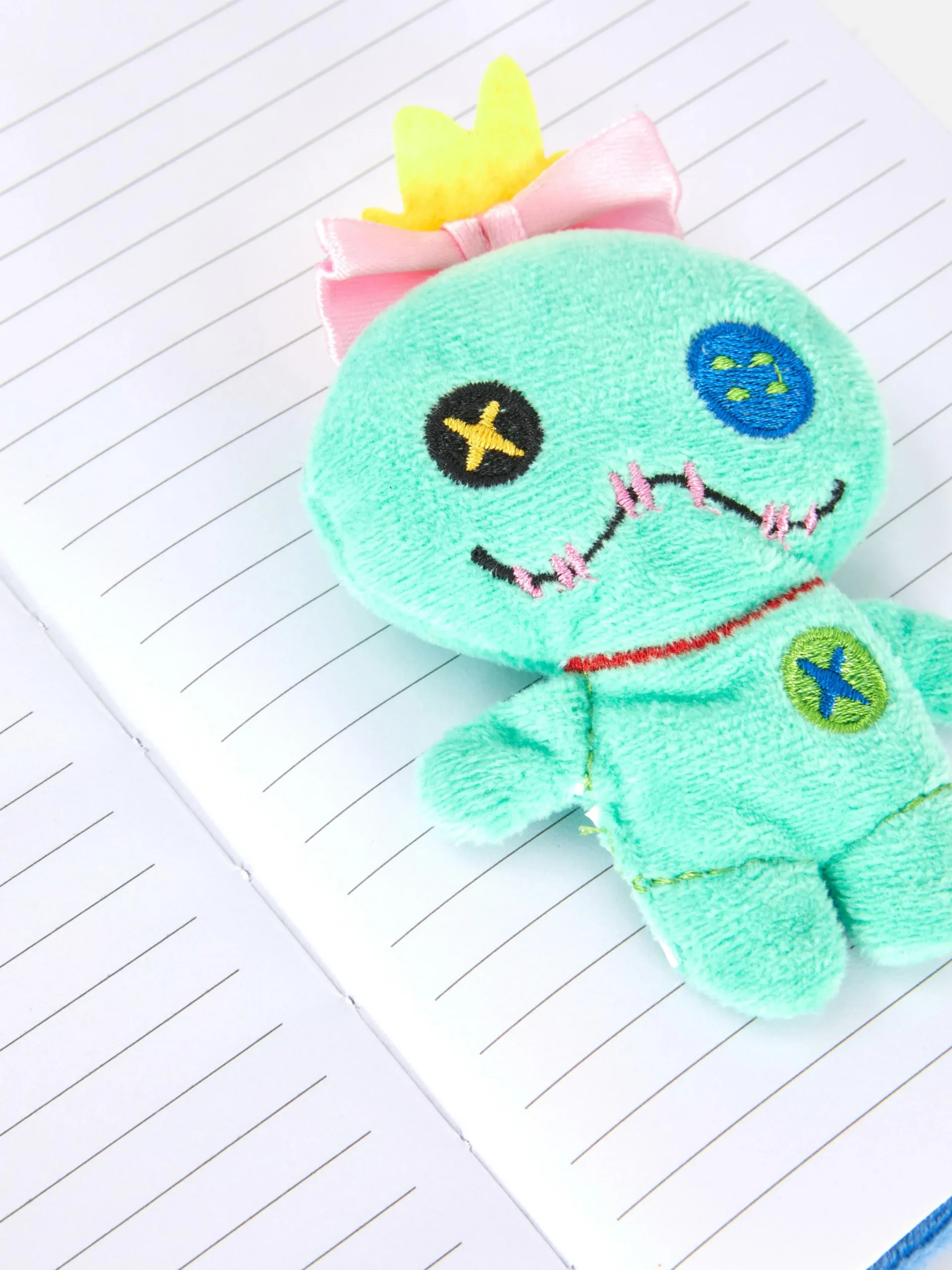 Notizbücher|Primark „Disney Stitch & Schrulle“ Plüschtier-Tagebuch Rosa