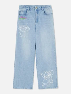 Jeans|Primark „Disney Stitch“ Denim-Jeans Blau