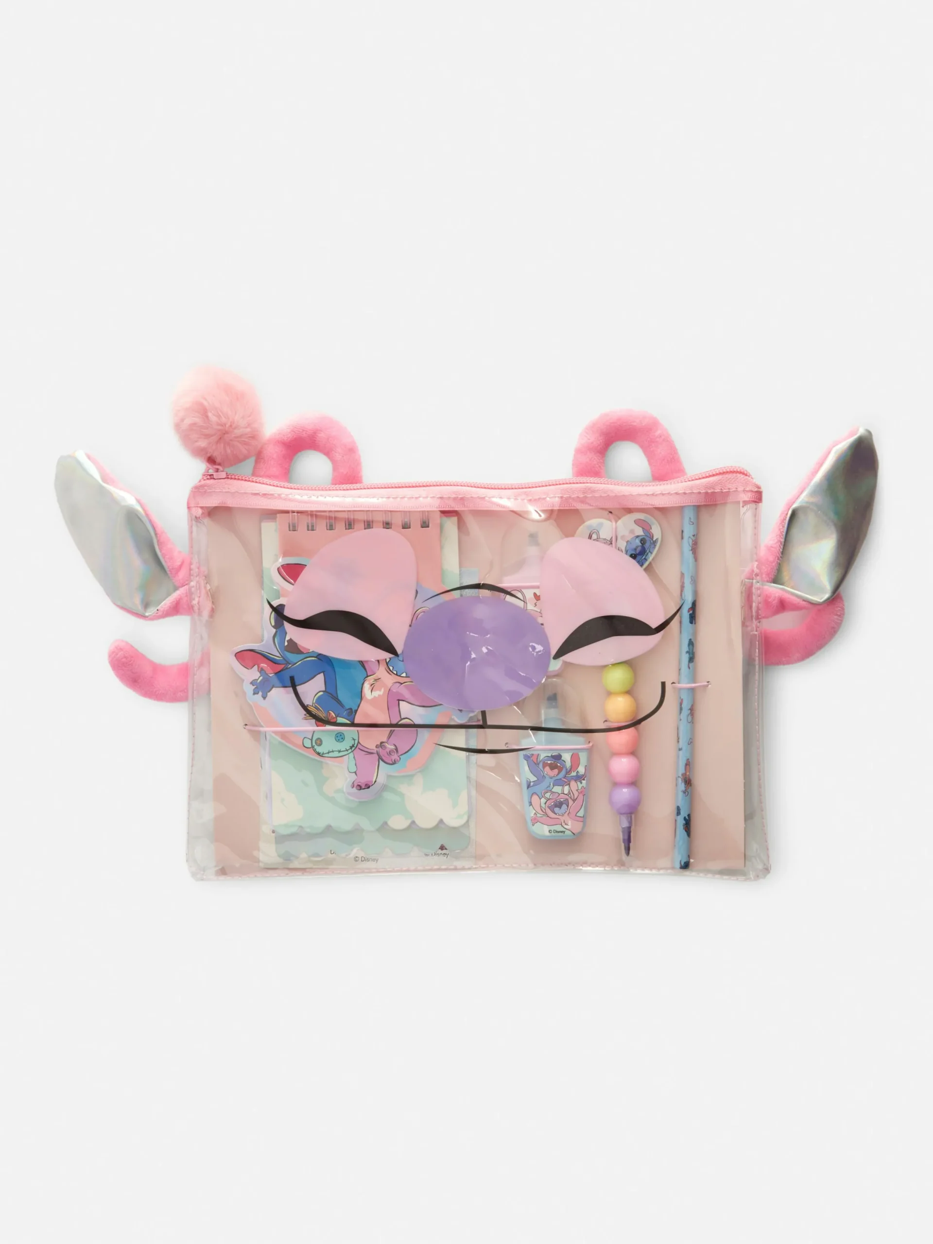 Notizbücher|Primark „Disney Stitch Engel“ Schreibwaren-Set Rosa