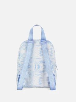 Taschen|Primark „Disney Stitch“ Rucksack In Batikoptik Blau