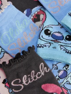 Socken Und Strumpfhosen|Primark „Disney Stitch“ Söckchen, 4er-Pack Blau