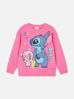 Hoodies Und Sweatshirts|Primark „Disney Stitch“ Sweatshirt Mit Rundhalsausschnitt Rosa
