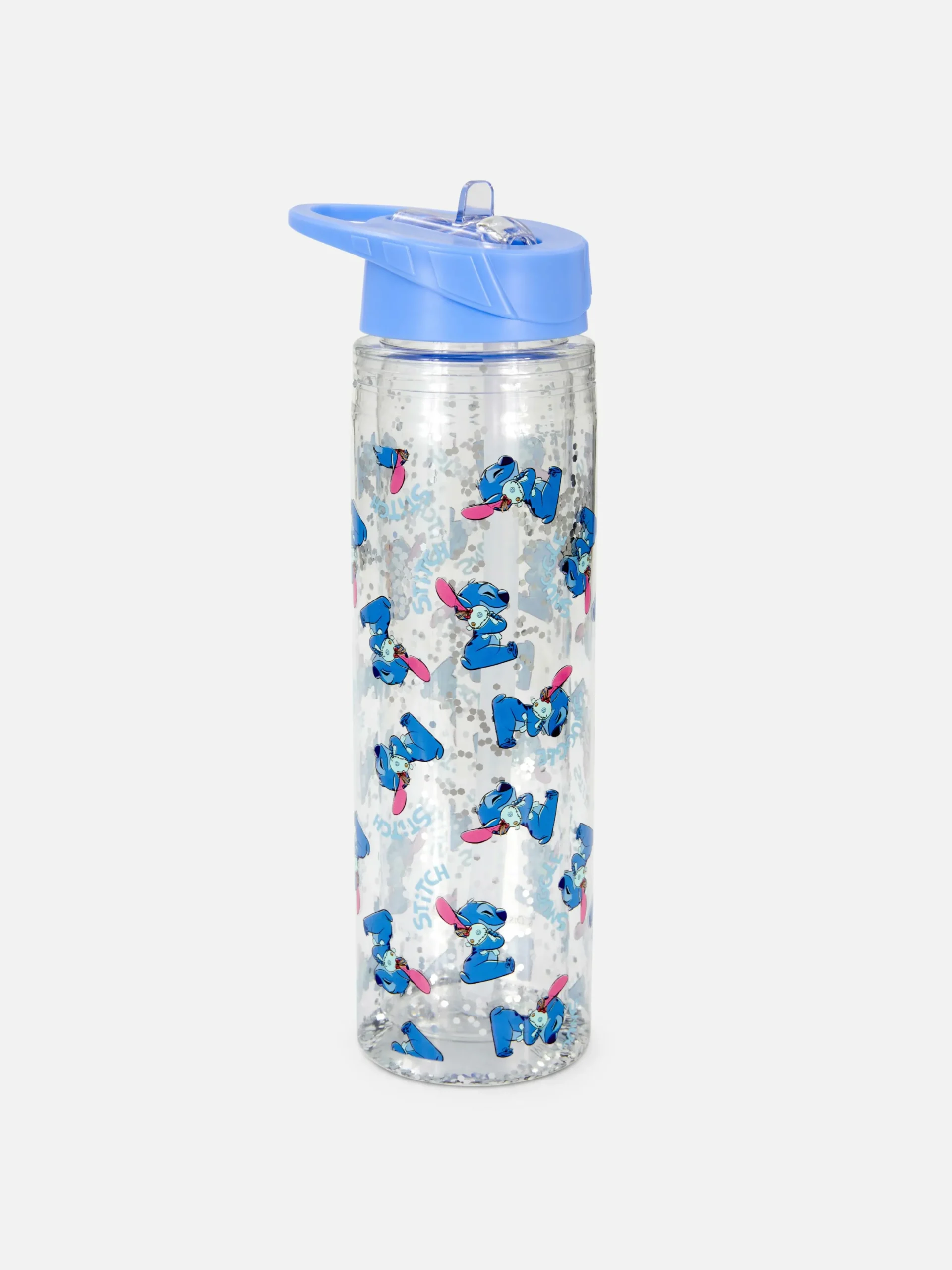 Tassen Und Becher|Primark „Disney Stitch“ Trinkflasche Mit Glitzer Blau