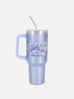 Tassen Und Becher|Primark „Disney Stitch Und Angel“ Reisebecher Violett