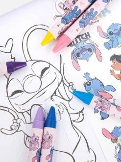 Basteln Und Handarbeiten|Primark „Disney Stitch Und Engel“ Malset Zum Mitnehmen Blau