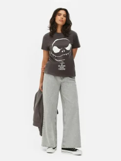 The Nightmare Before Christmas|Tops Und T-Shirts|Primark „Disney The Nightmare Before Christmas“ T-Shirt Anthrazitfarben