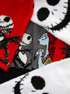 The Nightmare Before Christmas|Halloween Alle|Primark „Disney The Nightmare Before Christmas“ Sneakersocken, 3er-Pack Schwarz