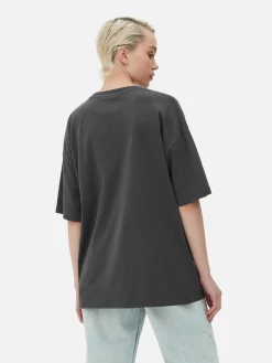 The Nightmare Before Christmas|Halloween Alle|Primark „Disney The Nightmare Before Christmas“ T-Shirt Im Oversized-Look Anthrazitfarben