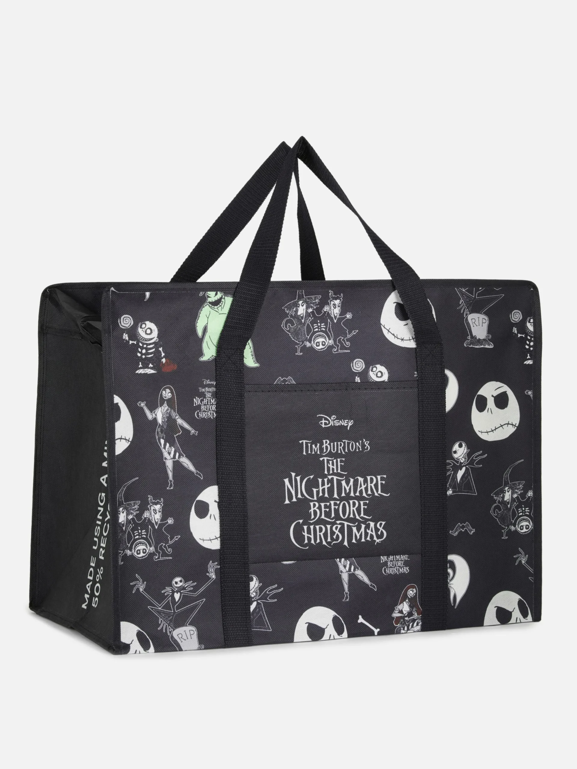 Taschen Und Portemonnaies|The Nightmare Before Christmas|Primark „Disney The Nightmare Before Christmas“ Aufbewahrungstasche Schwarz