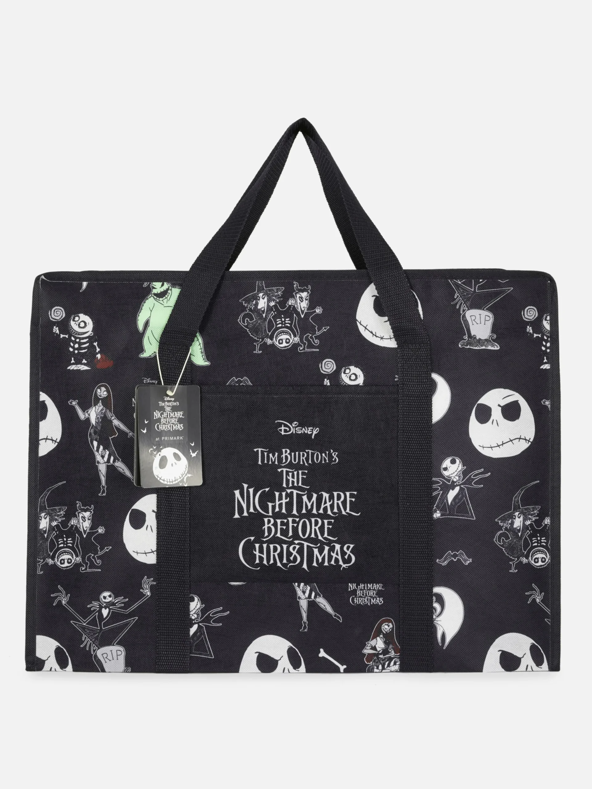 Taschen Und Portemonnaies|The Nightmare Before Christmas|Primark „Disney The Nightmare Before Christmas“ Aufbewahrungstasche Schwarz