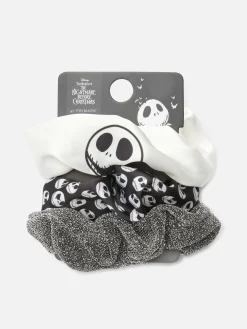 The Nightmare Before Christmas|Halloween-Accessoires|Primark „Disney The Nightmare Before Christmas“ Haargummis, 3er-Pack Schwarz