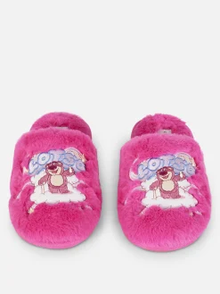 Hausschuhe|Primark „Disney Toy Story Lotso“ Plüsch-Hausschuhe Rosa