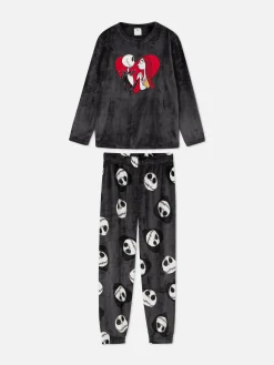 The Nightmare Before Christmas|Schlafanzüge|Primark „Disney“ Weihnachts-Schlafanzug Anthrazitfarben