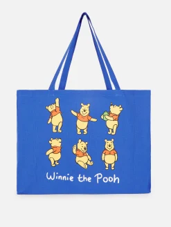 Reiseaccessoires|Primark „Disney Winnie Puuh“ Canvas-Tasche Blau