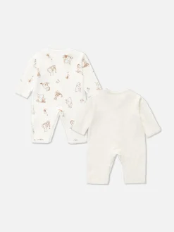 Sets Und Outfits|Primark „Disney Winnie Puuh“ Schlafanzüge, 2er-Pack Hellbeige