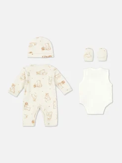 Sets Und Outfits|Primark „Disney Winnie Puuh“ Starter-Set Für Frühchen Elfenbeinfarben