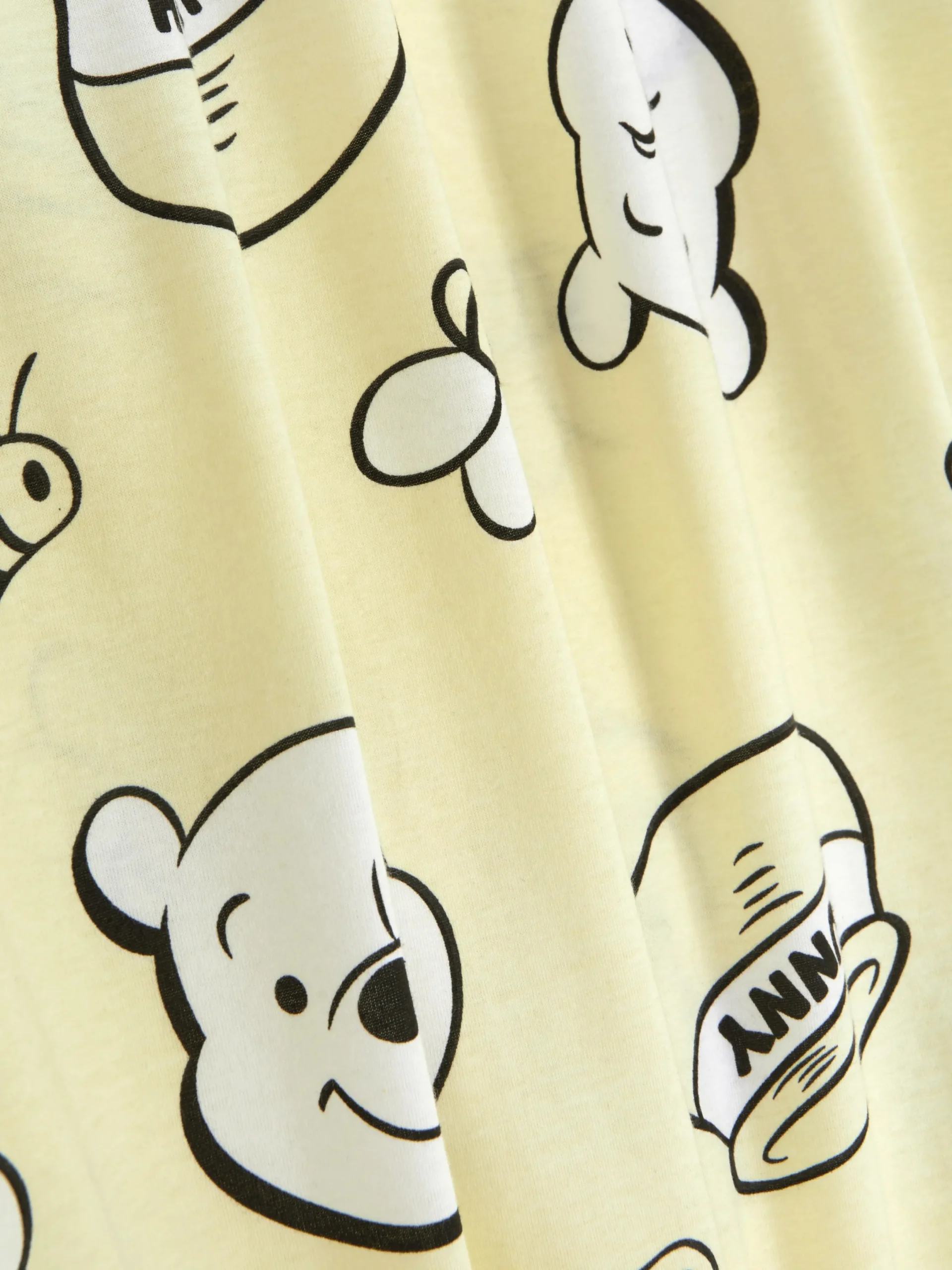 Schlafshirts Und Nachthemden|Primark „Disney-Figuren“ Nachthemd Mit Print Zitronengelb