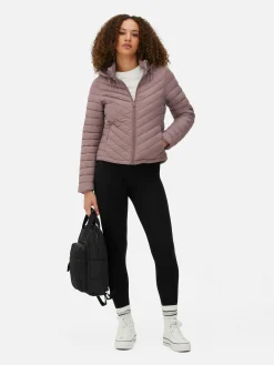 Jacken Und Mäntel|Primark Dünne Pufferjacke Mit Kapuze Pink