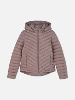 Jacken Und Mäntel|Primark Dünne Pufferjacke Mit Kapuze Pink