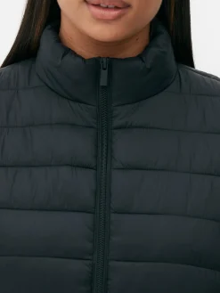 Jacken Und Mäntel|Primark Dünne Weste Mit Trichterkragen Schwarz