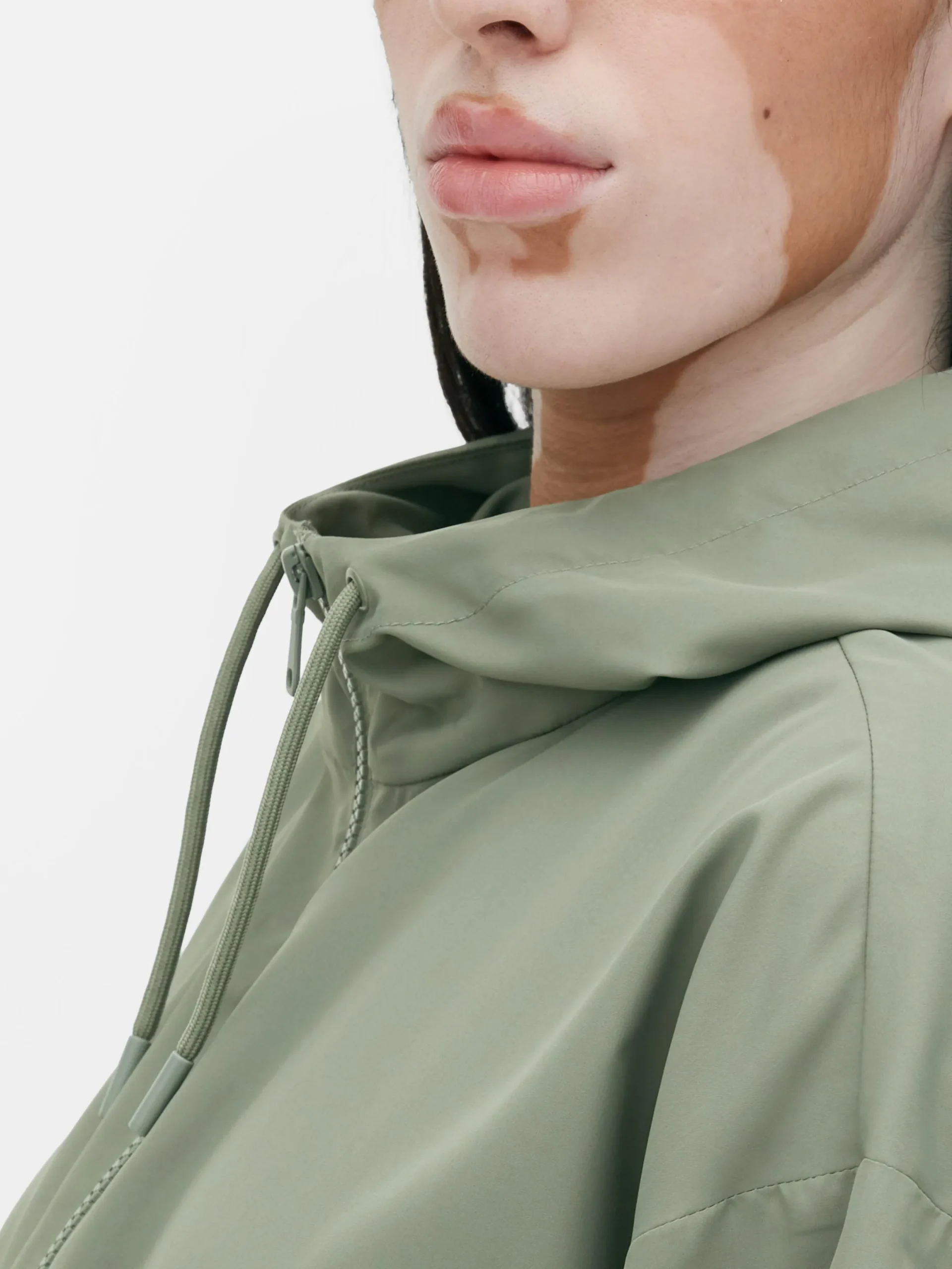 Jacken Und Mäntel|Primark Dünner Parka-Regenmantel Mit Kapuze Hellgrün
