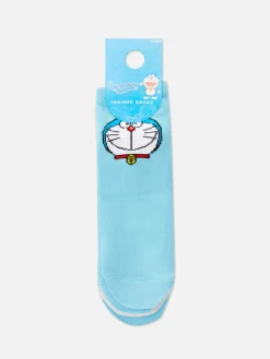 Socken|Primark „Doraemon“ Sneakersocken, 3er-Pack Blau