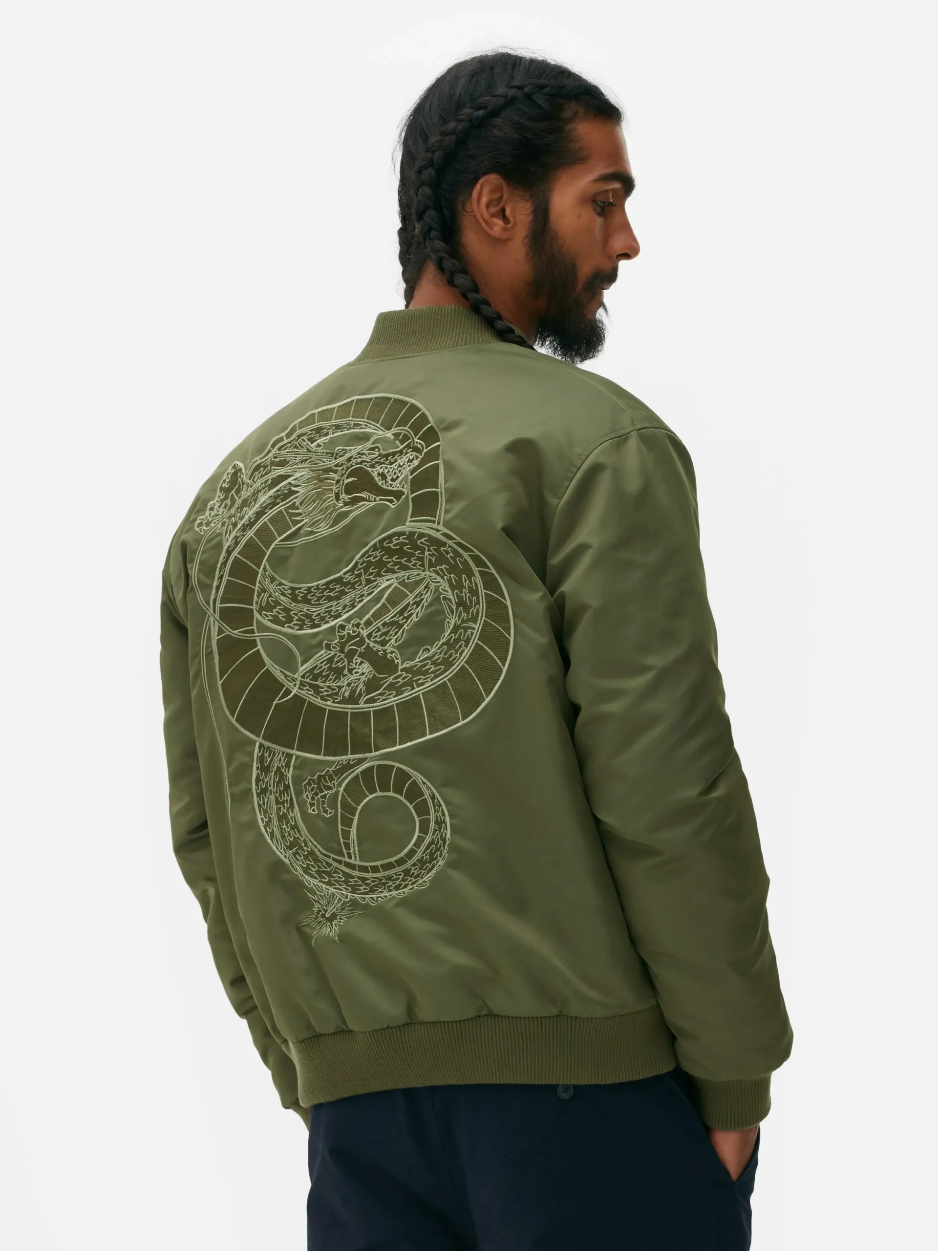 Jacken Und Mäntel|Primark „Dragon Ball Z Shenlong“ Bomberjacke Khakifarben