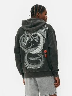 Grafik-T-Shirts Und -Sweatshirts|Hoodies Und Sweatshirts|Primark „Dragon Ball Z Shenlong“ Hoodie Schwarz
